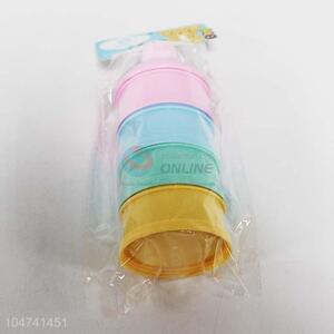 Portable Colorful PS Milk Container