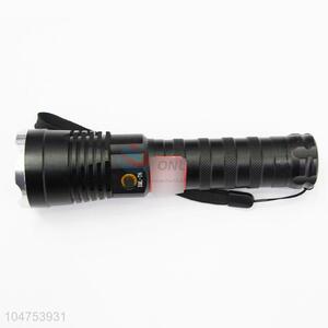 Promotional Custom Waterproof Flashlight with T6 Lamp Bulb and 18650 Battery