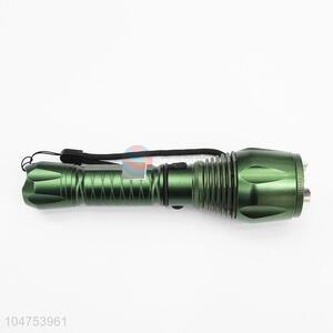 Top Quality Green Color Aluminum Alloy Super Flashlight with T6 Lamp Bulb
