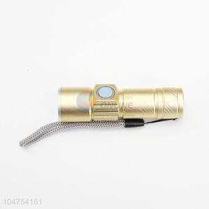 Best sale new LED flashlight torch micro usb interface direct charge with 18650 Battery