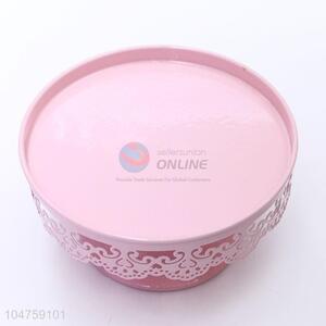 Portable Fashion Pink Color Kitchen Display <em>Stand</em> <em>Cake</em> Swivel Plate