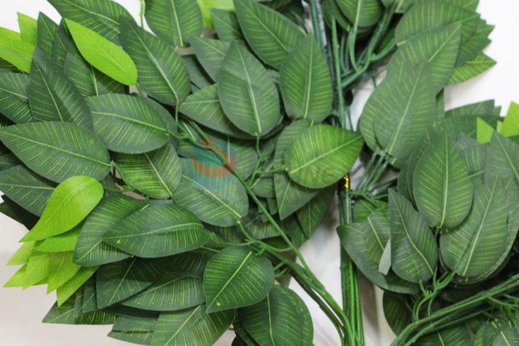 Hot Selling Artificial Flower Leaf Green Plant Branches Simulation Branch