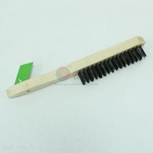 High quality steel wire wood handle steel wire brush