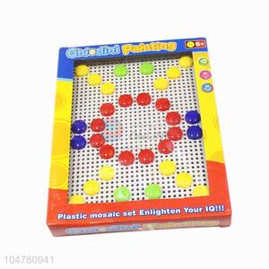 Intellective toy colorful mushroom nails puzzle toy