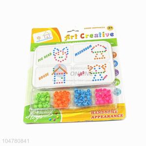 Top manufacturer colorful mushroom nails puzzle toy