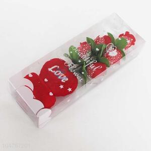 Latest Design Heart Shaped Bottom and Flowers for Valentine's Day Gift