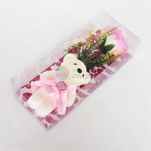 New Arrival Valentine Festival Decorative Ornament Bear and Flower