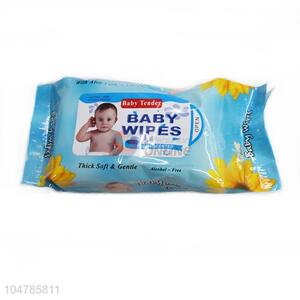 Factory Supply 80 Pcs Baby Wipes Wet Tissue Cleaning Wipes