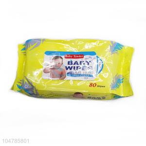 Simple Best 80 Pcs Baby Wipes Wet Tissue Cleaning Wipes