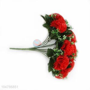 Red Rose Beautiful Artificial Flower Fake Carnation