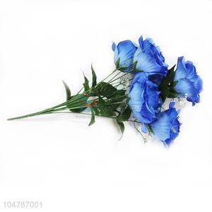 Blue Color Artificial Flower for Wedding Home Party Decoration