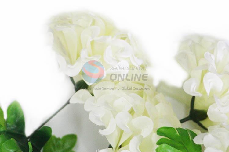 Artificial White Color Bouquet Christmas Wedding Party Home Decorative