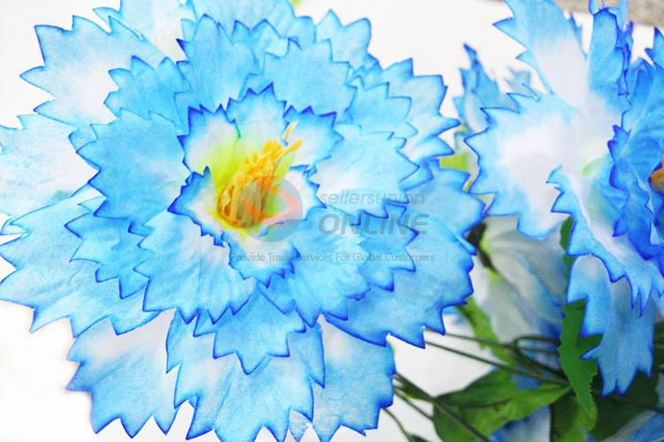 Blue Color Big A Bunch of Artificial Fake Flower Wedding Flower