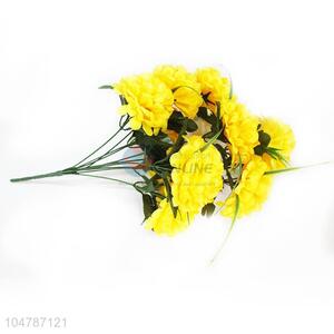 Artificial Little A Bunch of Yellow Color Flower for Home Decoration