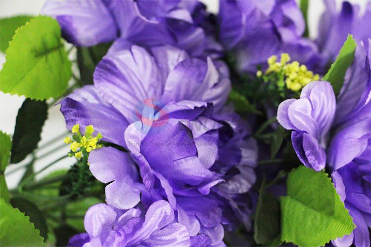 A Bunch of Purple Color Flower Beautiful Welcome Rose Artificial Flower