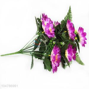 Vivid Purple Real Touch Flowers for Party Decoration