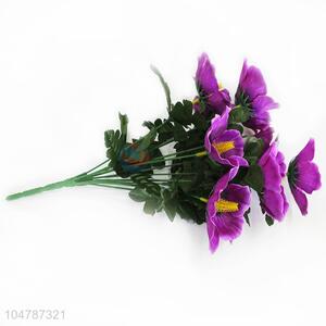 Wholesale A Bunch of Purple Color Vivid Fake Flower