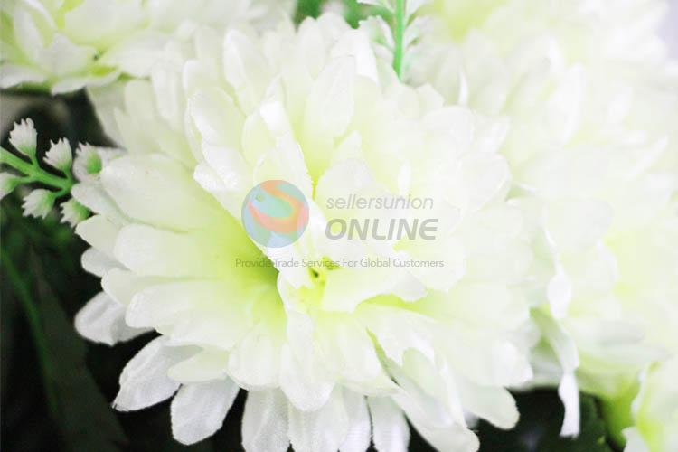 White Color Real Touch Fake Flower for Home Decoration