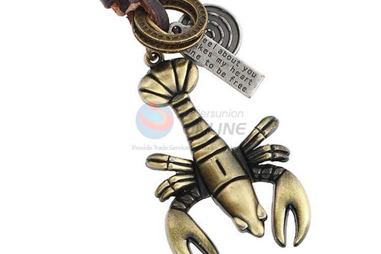 Promotional custom cowhide key chain key ring