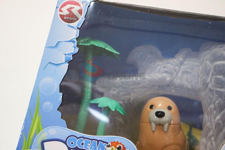 Top Quanlity Plastic Cartoon Forset Animal Set Kids Toy