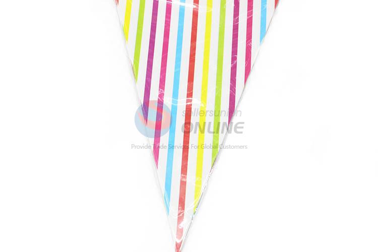 New Arrival Wholesale Paper Board Bunting Pennant Flags