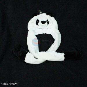 High Quality Cartoon Panda Design Plush Hat for Sale