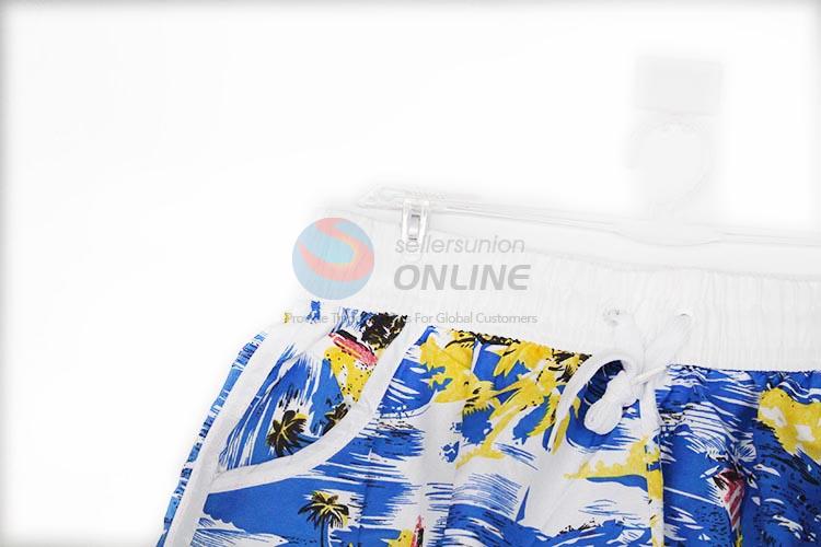 Competitive Price Casual Printed Elastic Waist Women Short Beach Pants