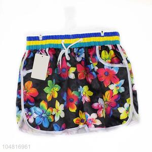 Delicate Design New Floral Short Girl Casual Shorts Print Short Summer Beach