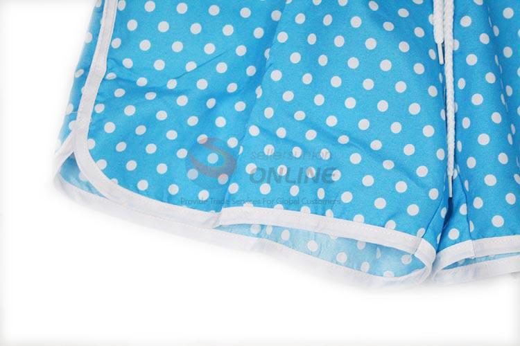 High Quality White Dots Pattern Summer Short Pants