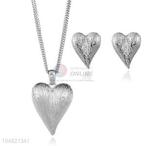 Wholesale new style heart shaped necklace&earrings set