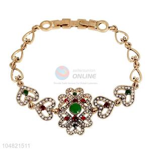 Bottom price rhinestone alloy bracelet