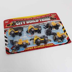 6PCS Toy Vehicle  Machineshop Truck