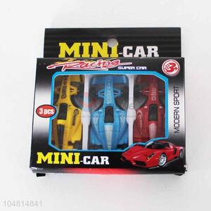 Popular 3PC Plastic Toy Vehicle Mini Cars Toy for Sale