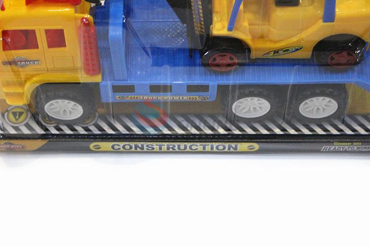 Low price kids inertia truck&crane toy