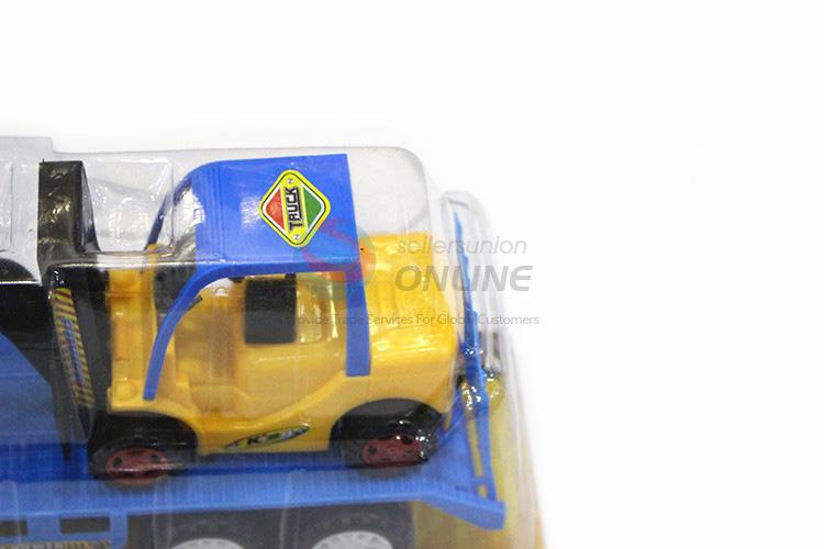 Low price kids inertia truck&crane toy