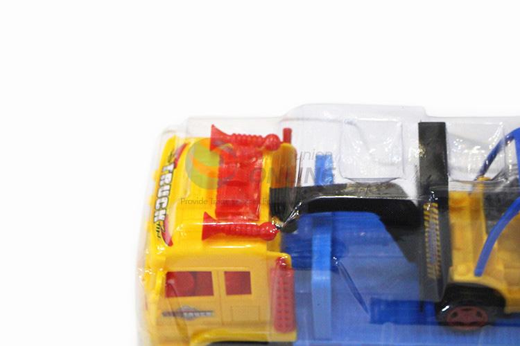 Low price kids inertia truck&crane toy