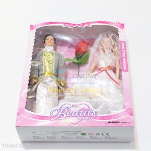 Promotional Gift Plastic 11 Cun Dolls Couples Toy For Kids