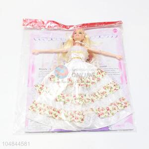 Plastic Cartoon 11 Cun Wedding Dress Dolls Educational Toy for Kids