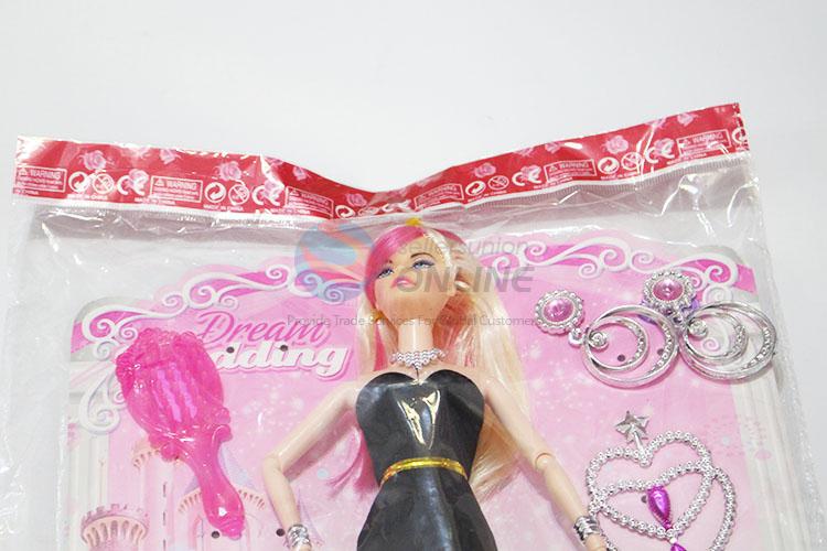 Recent Design Kids Toy 11 Cun Wedding Dress Dolls Toys with Accessories
