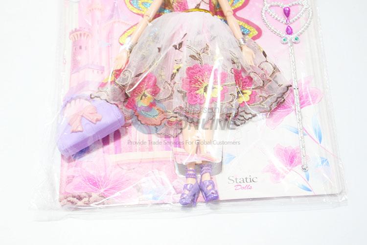 Hot Sale Pre-School Toys Educational Toy 11 Cun Wedding Dress Dolls with Wings and Bag