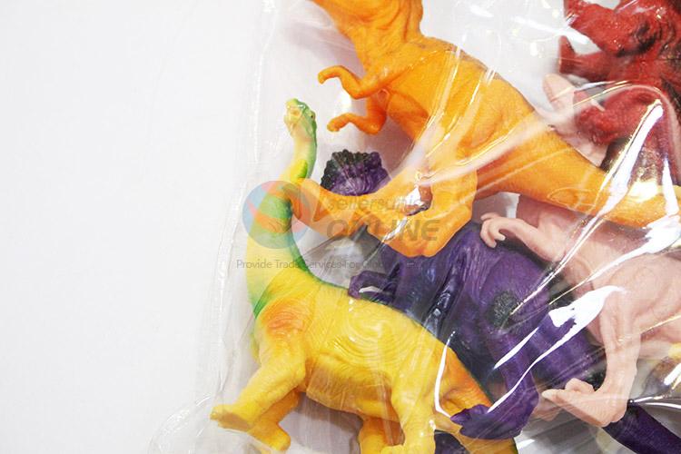 New products plastic dinosaur model toy 8pcs