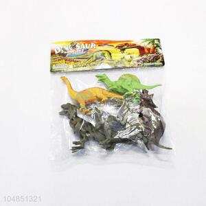 Cheap wholesale plastic dinosaur model toy 6pcs