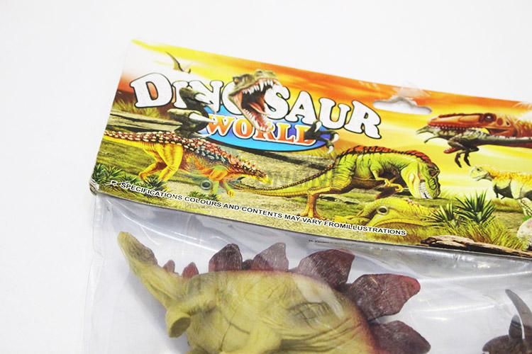 Cheap professional plastic dinosaur model toy 6pcs