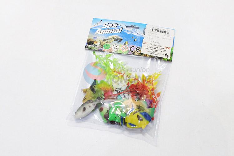 Best selling plastic tropical fish, toy 12pcs