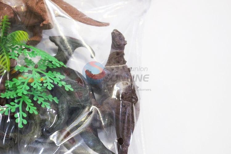 Wholesale low price plastic dinosaur model toy 6pcs