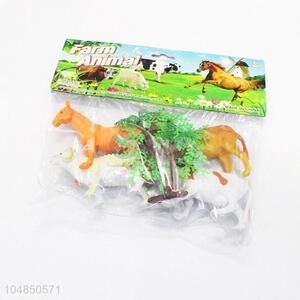 Direct factory plastic farm animals 4pcs