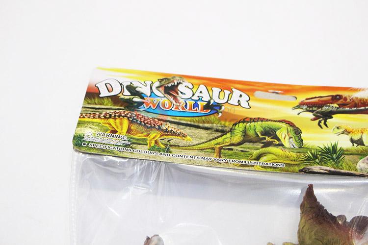 Promotional custom plastic dinosaur model toy 4pcs
