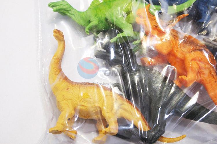 Top sale plastic dinosaur model toy 6pcs