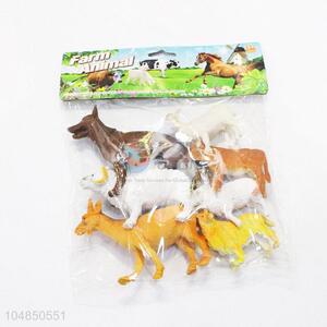 Best selling plastic farm animals 7pcs