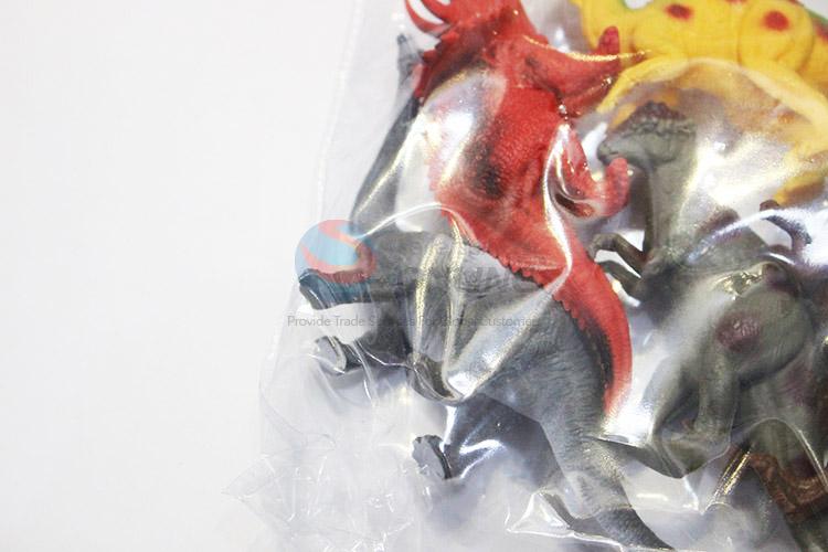 Nice fashion cheap plastic dinosaur model toy 6pcs